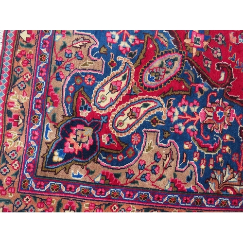 846 - AN ORIENTAL RUG - 330 X 225 CM