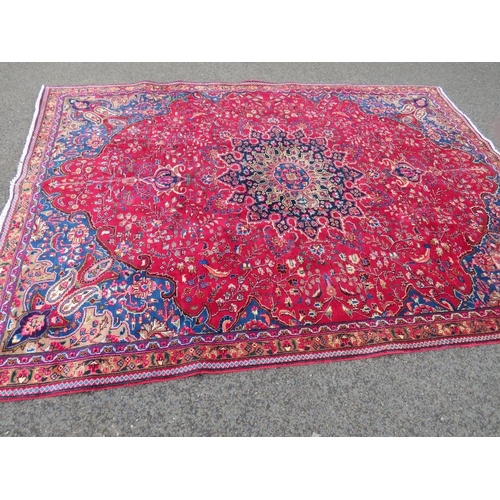 846 - AN ORIENTAL RUG - 330 X 225 CM