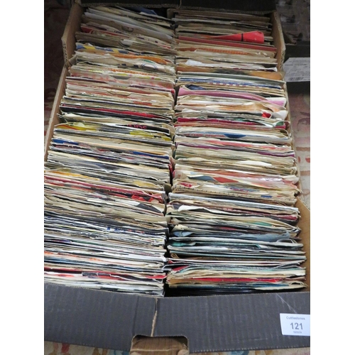 121 - OVER FOUR HUNDRED SINGLES RECORDS MAINLY FROM THE 1960'S 70'S 80'S AND 90'S