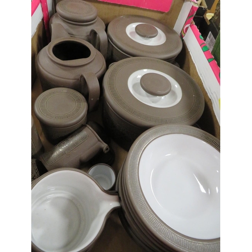 134 - TWO BOXES CONTAINING HORNSEA DINNER SET