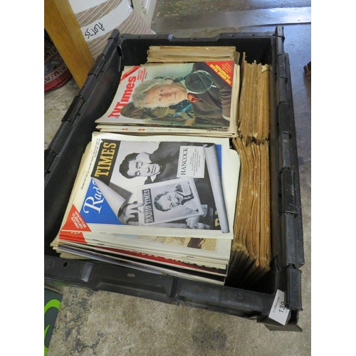 139 - A LARGE QUANTITY OF RADIO TIMES ETC