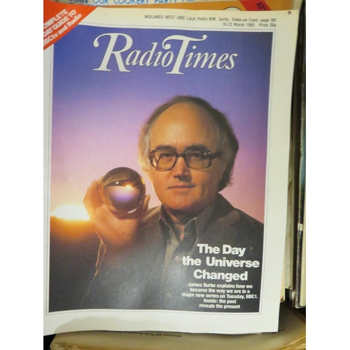 139 - A LARGE QUANTITY OF RADIO TIMES ETC