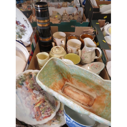 192 - FOUR TRAYS OF ASSORTED CERAMICS ETC