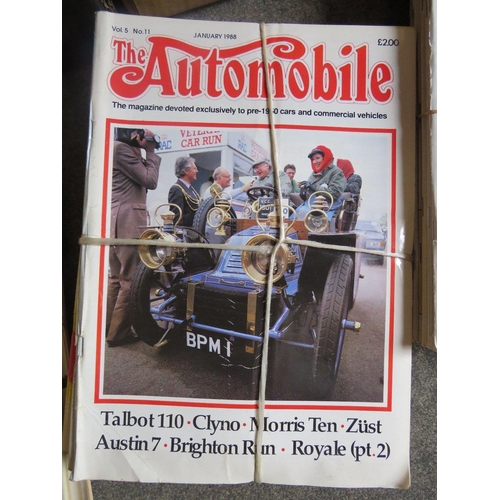 208 - A LARGE QUANTITY OF MOTORING AND AUTOMOBILE RELATED MAGAZINES TO INCLUDE ROLLS ROYCE ENTHUSIASTS CLU... 