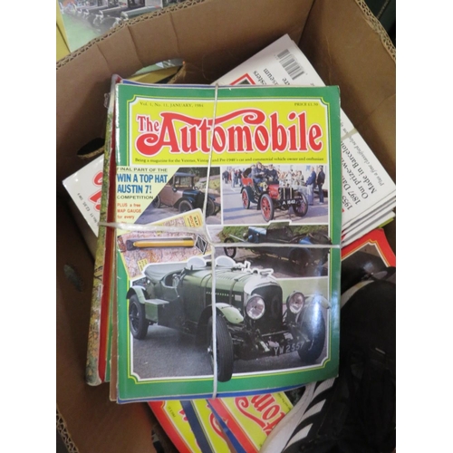 208 - A LARGE QUANTITY OF MOTORING AND AUTOMOBILE RELATED MAGAZINES TO INCLUDE ROLLS ROYCE ENTHUSIASTS CLU... 