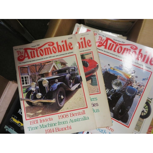 208 - A LARGE QUANTITY OF MOTORING AND AUTOMOBILE RELATED MAGAZINES TO INCLUDE ROLLS ROYCE ENTHUSIASTS CLU... 