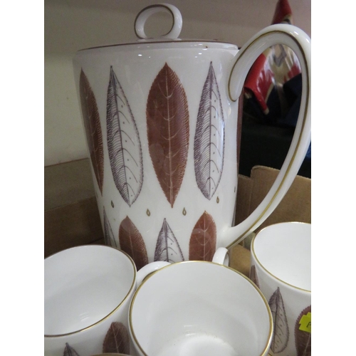 218 - A SUSIE COOPER COFFEE SET