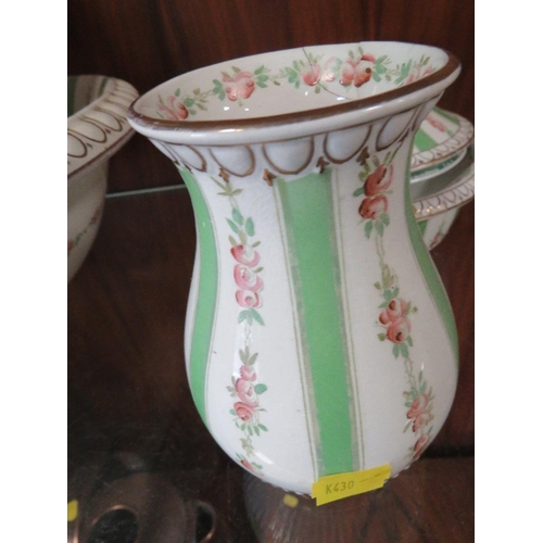 241 - A VINTAGE JUG AND BOWL SET WITH ACCESSORIES