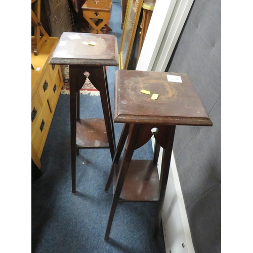 774 - A PAIR OF EARLY 20TH CENTURY JARDINIERE STANDS  - 'ST MARYS ABBEY'