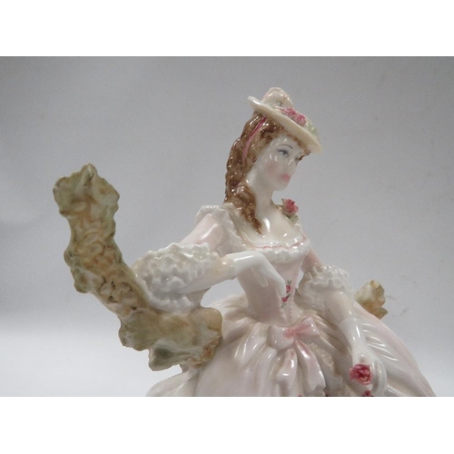 332 - A ROYAL WORCESTER LIMITED EDITION FIGURINE 