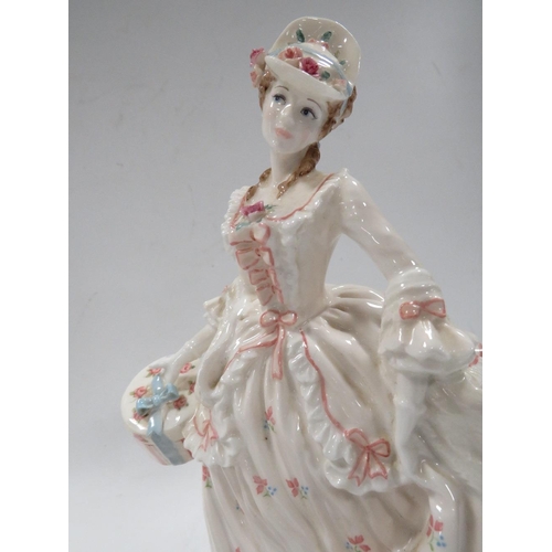 332 - A ROYAL WORCESTER LIMITED EDITION FIGURINE 