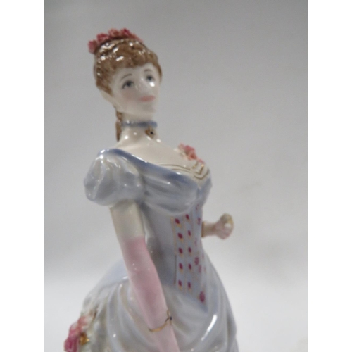 335 - LIMITED EDITION ROYAL WORCESTER FIGURINE 