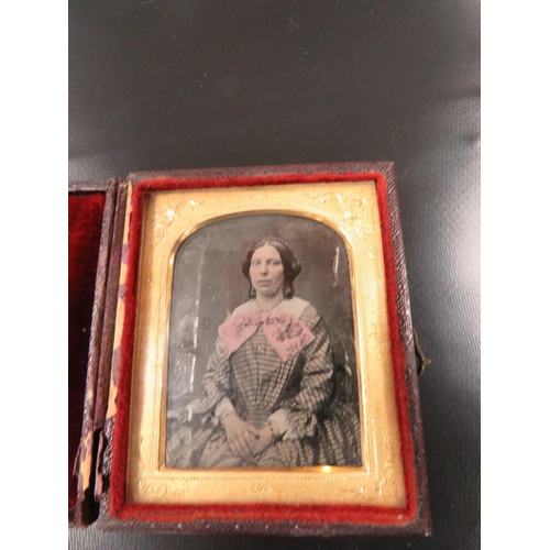 402 - TWO VICTORIAN DAGUERREOTYPE STYLE NYALOGRAPHIC PHOTOGRAPHS