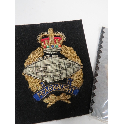 434 - A COLLECTION OF ASSORTED TANK REGIMENT / MILITARY BADGES., ROYAL TANK REGIMENT ASSOCIATION GUARD FEA... 