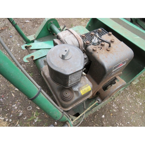 619 - A RANSOMES 24 CYLINDER LAWN MOWER WITH GRASS MOWER