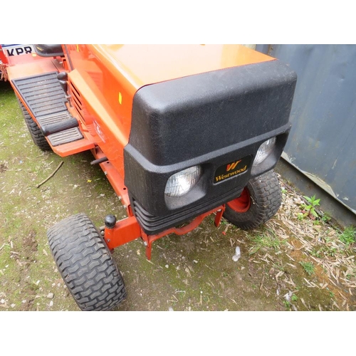 626 - A WESTWOOD T1200 RIDE ON LAWN MOWER 12HP - MISSING KEY