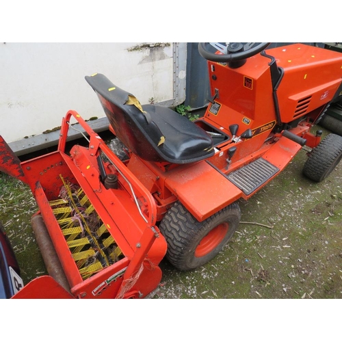 626 - A WESTWOOD T1200 RIDE ON LAWN MOWER 12HP - MISSING KEY