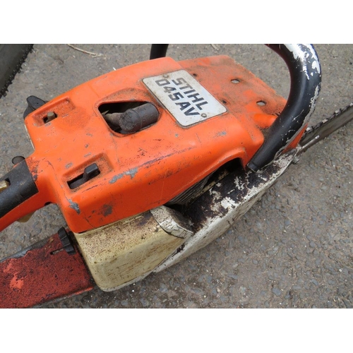 633 - A STIHL 045AL PETROL CHAINSAW FOR SPARES OR REPAIR