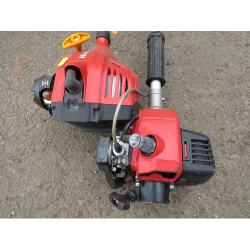 636 - A HOMELITE PETROL STRIMMER AND A LAWNKING 20 PETROL STRIMMER (2)