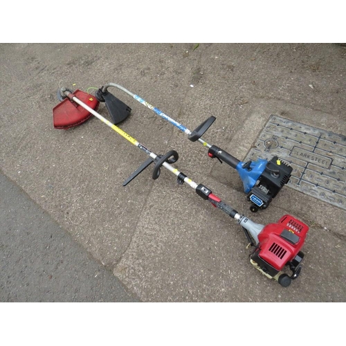 639 - TWO PETROL STRIMMERS - ONE EURO MAX AND ONE SANLI  (2)