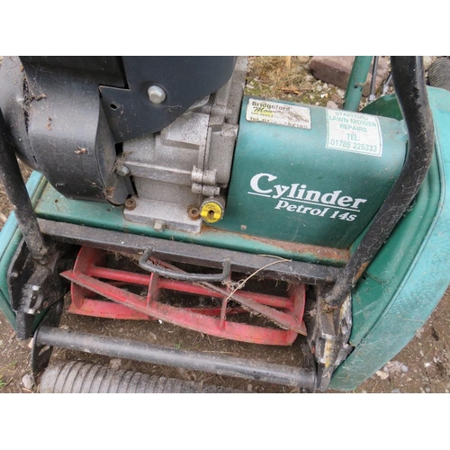 646 - A QUALCAST CYLINDER PETRL 145 LAWN MOWER - MISSING GRASS BOX