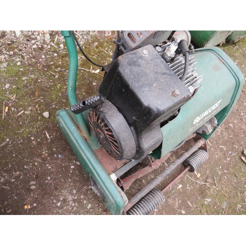 647 - A QUALCAST CLASSIC PETROL 43S CYLINDER LAWN MOWER MISSING GRASS BOX