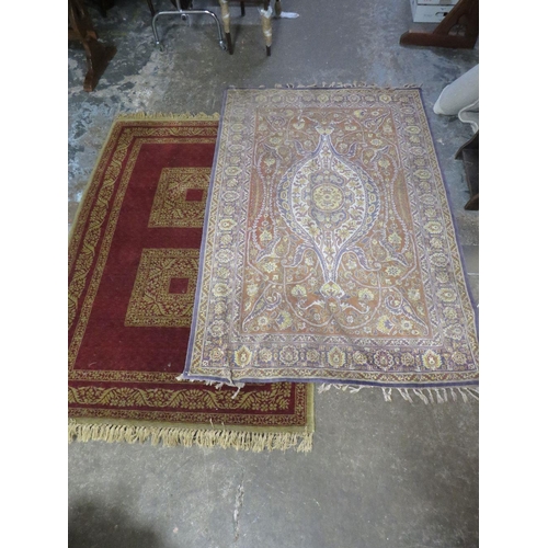 808 - TWO VINTAGE RUGS