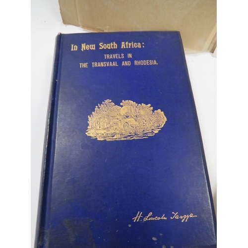 442 - FIRST EDITION 'IN NEW SOUTH AFRICA, TRAVELS IN THE TRANSVAAL RHODESIA BY H. LINCOLN TANGYE 1896 WITH... 