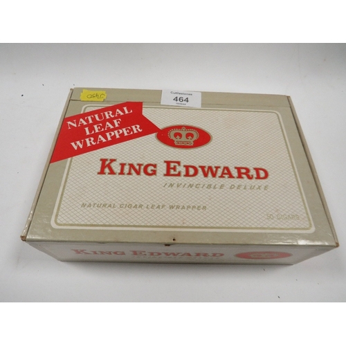 464 - A BOX OF KING EDWARD INVINCIBLE DELUX CIGARS