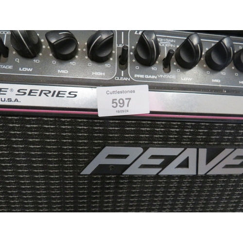 597 - A PEAVEY BANDIT 112 AMP / SPEAKER