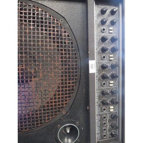 598 - AN OHM DISCO AMP SPEAKER WITH BUILT IN AMP