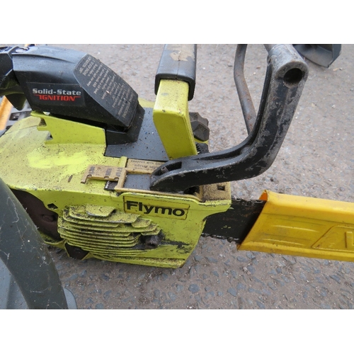 655 - A PARTNER PETROL CHAINSAW AND A RYOBI HEDGE TRIMMER (2)