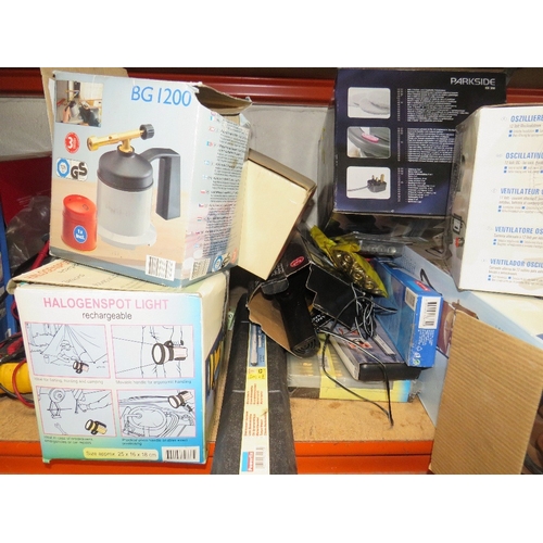 668 - A LARGE QUANTITY OF BOXED ELECTRICALS ETC - A/F - HOUSE CLEARANCE