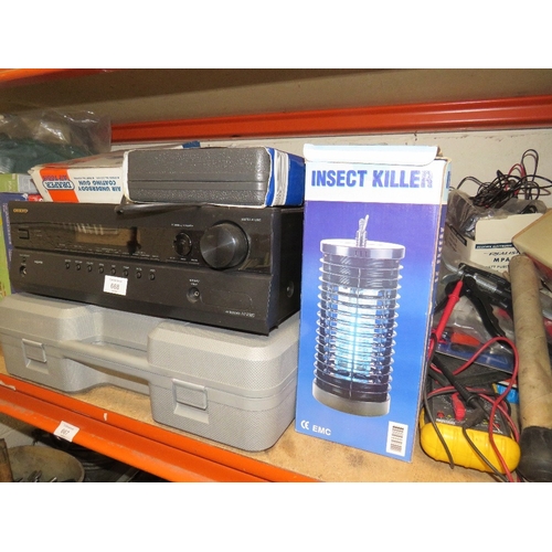 668 - A LARGE QUANTITY OF BOXED ELECTRICALS ETC - A/F - HOUSE CLEARANCE