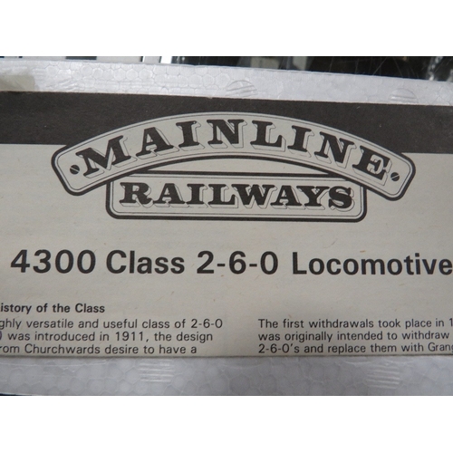 466 - BOXED MAINLINE STEAM LOCOMOTIVE AND TENDER, BRITISH RAIL 7313 2-6-0-