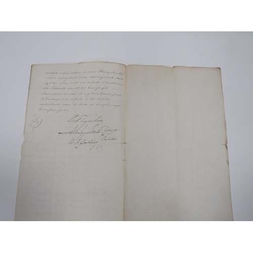 469 - TWO HAND WRITTEN WILLS DATED 1745 AND 1717 SIR WILLIAM. MIDDLETON