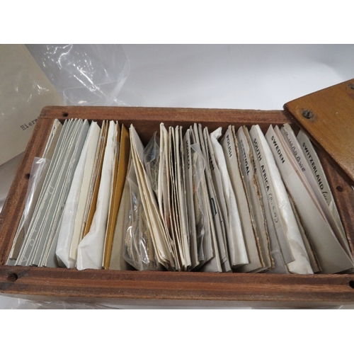 478 - A BOX CONTAINING STAMPS, PAPERWORK AND DOCUMENTS TO INCLUDE GERMAN MILITARY EXAMPLES