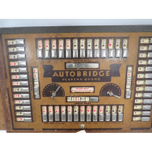 482 - A QUANTITY OF AUTOBRIDGE GAME BOARDS AND ACCESSORIES