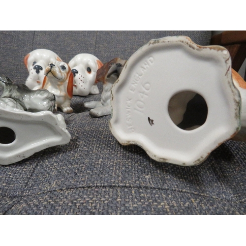 291 - A SMALL QUANTITY OF CERAMICS TO INC A BESWICK OWL