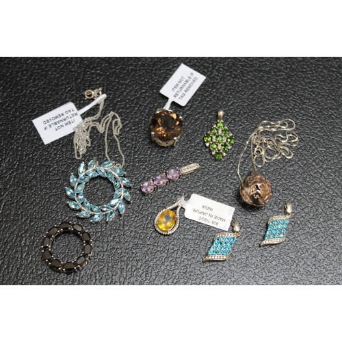 139 - A SELECTION OF NEW ASSORTED 925 PENDANTS