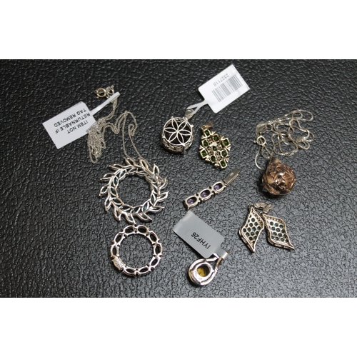 139 - A SELECTION OF NEW ASSORTED 925 PENDANTS