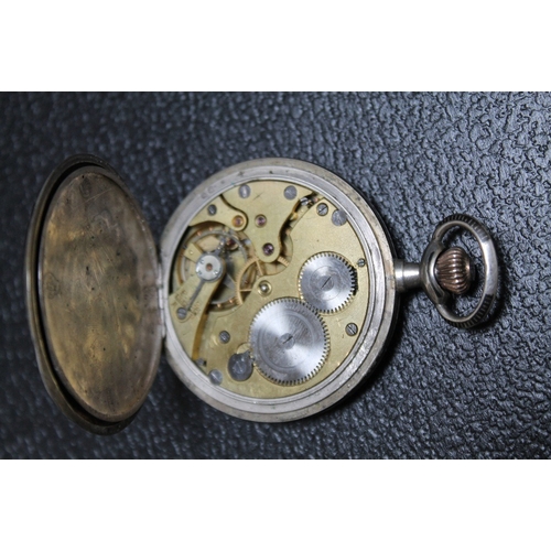 166 - A REMONTOIR NIELLO STYLE FULL HUNTER POCKET WATCH, Dia 5 cm