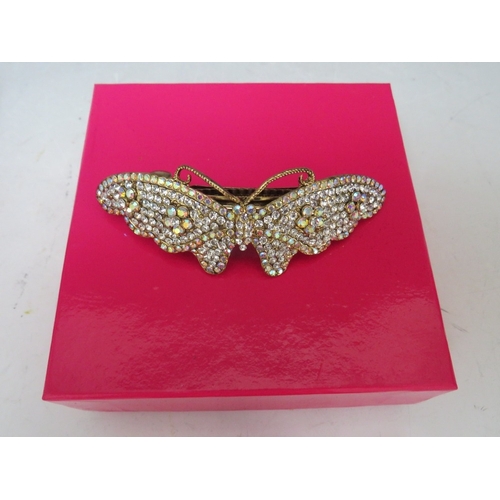 48 - A SELECTION OF BUTLER AND WILSON JEWELLERY, to include a dragonfly brooch - W 6.5 cm, a butterfly ha... 