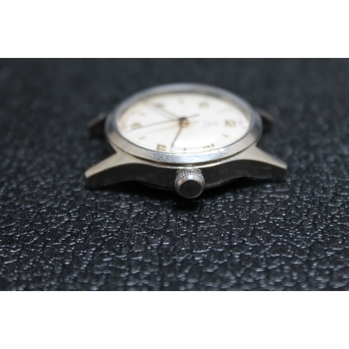 180 - A TUDOR OYSTER WRIST WATCH BY ROLEX, no strap, back case numbered 8880 4453, Dia 3.5 cm