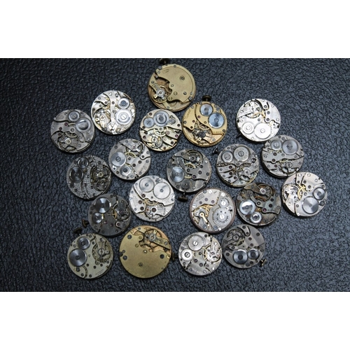 182 - A COLLECTION OF TWENTY VINTAGE WRIST WATCH MOVEMENTS