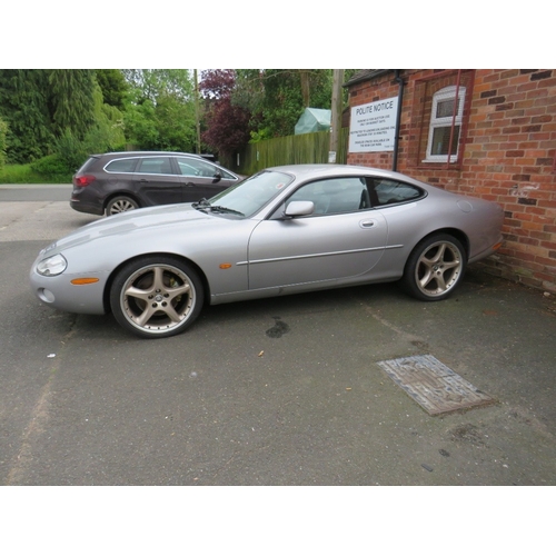 700 - A 2002 SILVER 4L PETROL JAGUAR XK8 LJ02 UGS - TWO KEYS, NO LOG BOOK, MOT EXPIRED 12/07/2023, LAST KN... 