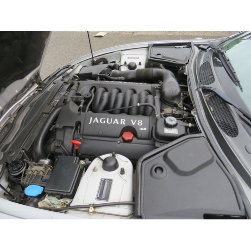 700 - A 2002 SILVER 4L PETROL JAGUAR XK8 LJ02 UGS - TWO KEYS, NO LOG BOOK, MOT EXPIRED 12/07/2023, LAST KN... 