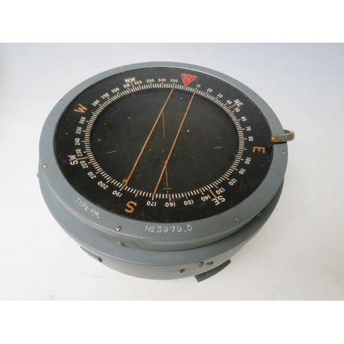 210 - A MILITARY COMPASS TYPE P4, in wooden case