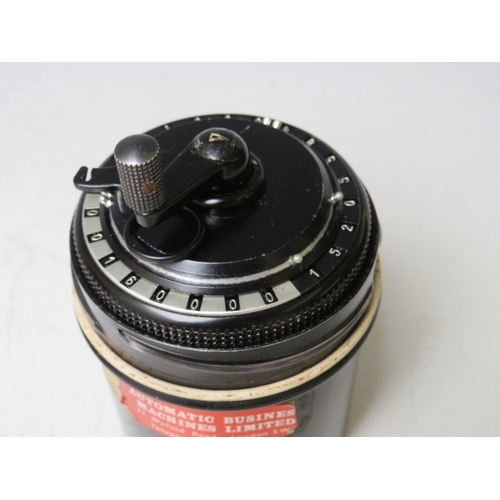 230 - A BOXED METAL CASED CURTA CALCULATOR