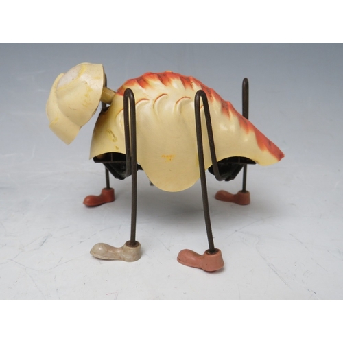 239 - A VINTAGE LINES BROTHERS CLOCKWORK TOY 'GREAT SPIDER', with key, H 9 cm, L 12 cm